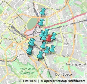 Mappa Via Roberto Malatesta, 00170 Roma RM, Italia (1.235)