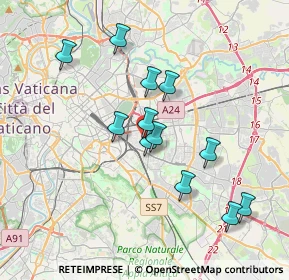 Mappa Via Roberto Malatesta, 00170 Roma RM, Italia (3.50333)