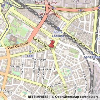 Mappa Piazza Lodi, 3, 00182 Roma, Roma (Lazio)