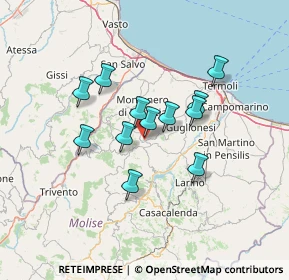 Mappa Via Fonte Iacovella, 86037 Palata CB, Italia (11.0575)