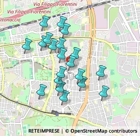 Mappa Via degli Olivi, 00171 Roma RM, Italia (0.83)