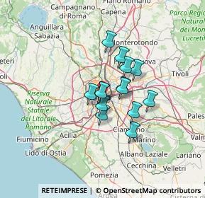 Mappa 00100 Roma RM, Italia (8.92357)