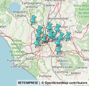 Mappa 00100 Roma RM, Italia (8.95615)