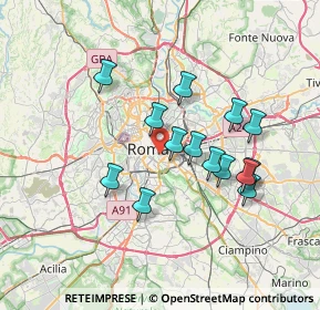 Mappa 00100 Roma RM, Italia (6.65214)
