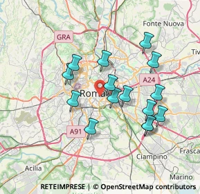 Mappa 00100 Roma RM, Italia (6.92267)