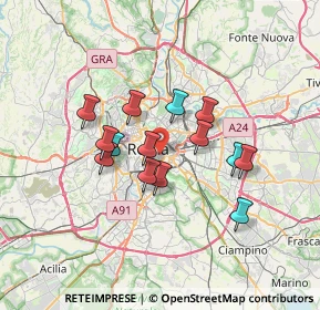 Mappa 00100 Roma RM, Italia (5.78857)