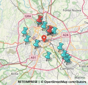 Mappa 00100 Roma RM, Italia (6.36867)