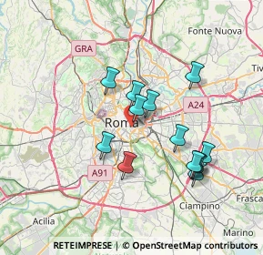 Mappa 00100 Roma RM, Italia (6.76462)