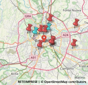 Mappa 00100 Roma RM, Italia (5.34417)