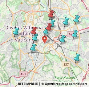 Mappa 00100 Roma RM, Italia (3.88643)