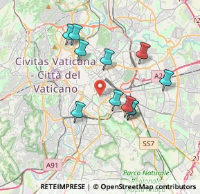 Mappa 00100 Roma RM, Italia (3.46091)