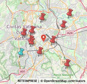 Mappa 00100 Roma RM, Italia (3.91909)