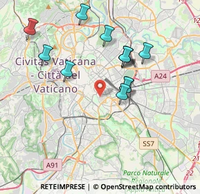 Mappa 00100 Roma RM, Italia (3.74917)