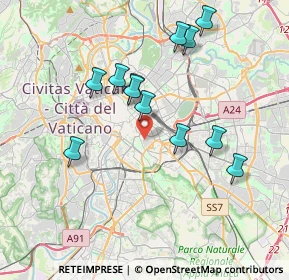 Mappa 00100 Roma RM, Italia (3.76833)