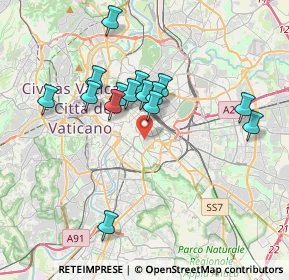 Mappa 00100 Roma RM, Italia (3.48933)