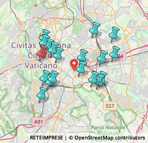 Mappa 00100 Roma RM, Italia (3.42211)