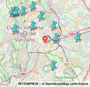 Mappa 00100 Roma RM, Italia (5.53385)