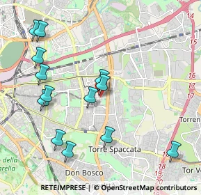 Mappa Via delle Petunie, 00172 Roma RM, Italia (2.33462)
