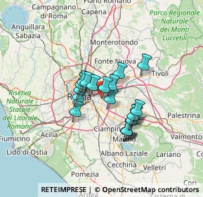 Mappa Via delle Petunie, 00172 Roma RM, Italia (9.8955)