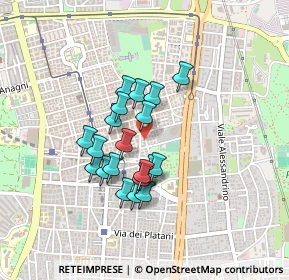 Mappa Via delle Petunie, 00172 Roma RM, Italia (0.3535)