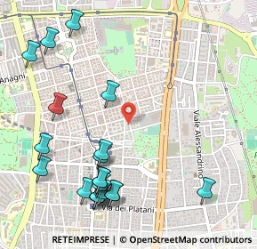 Mappa Via delle Petunie, 00172 Roma RM, Italia (0.6885)