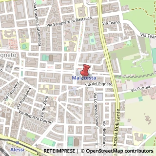 Mappa Piazza Roberto Malatesta, 13, 00176 Roma, Roma (Lazio)