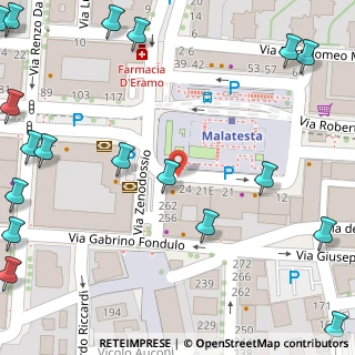 Mappa Piazza Roberto Malatesta, 00176 Roma RM, Italia (0.128)