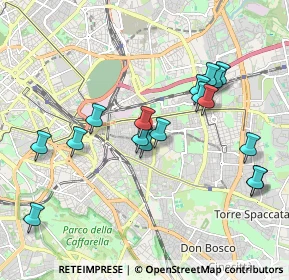 Mappa Piazza Roberto Malatesta, 00176 Roma RM, Italia (2.02412)