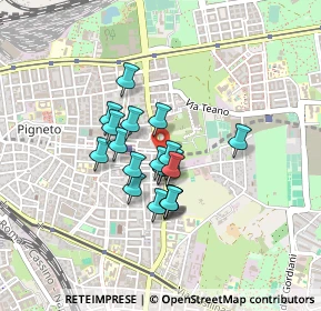 Mappa Via di Acqua Bullicante, 00177 Roma RM, Italia (0.3075)