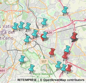 Mappa Via di Acqua Bullicante, 00177 Roma RM, Italia (4.93053)