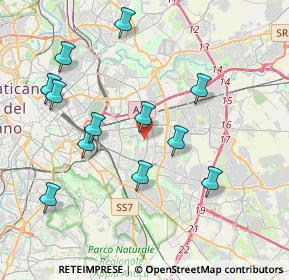 Mappa Via R. Trinchieri, 00172 Roma RM, Italia (4.27083)