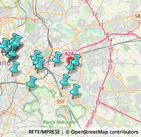 Mappa Via R. Trinchieri, 00172 Roma RM, Italia (5.348)