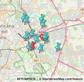 Mappa Via R. Trinchieri, 00172 Roma RM, Italia (2.76308)