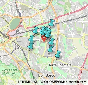 Mappa Via R. Trinchieri, 00172 Roma RM, Italia (0.99667)