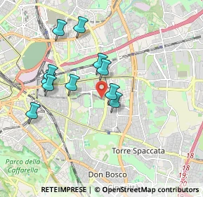 Mappa Via R. Trinchieri, 00172 Roma RM, Italia (1.78636)
