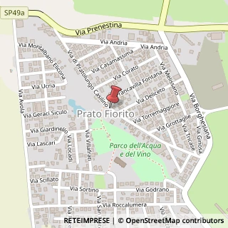 Mappa Via di pratolungo casilino, 00132 Roma, Roma (Lazio)