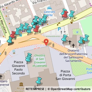 Mappa Piazza di S. Giovanni in Laterano, 00185 Roma RM, Italia (0.09615)