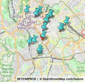 Mappa Via di S. Francesco a Ripa, 00153 Roma RM, Italia (1.76944)