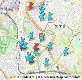 Mappa Via di San Francesco a Ripa, 00153 Roma RM, Italia (1.062)