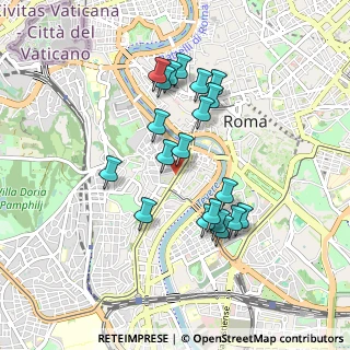 Mappa Via di S. Francesco a Ripa, 00153 Roma RM, Italia (0.8615)