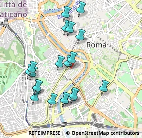 Mappa Piazza Mastai, 00153 Roma RM, Italia (1.0395)