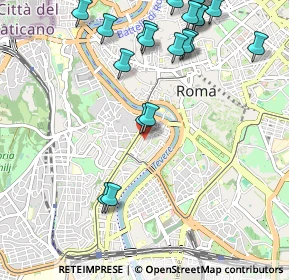 Mappa Via della Luce, 00153 Roma RM, Italia (1.365)