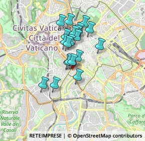Mappa Piazza Mastai, 00153 Roma RM, Italia (1.4155)