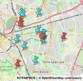 Mappa Via delle Resede, 00171 Roma RM, Italia (1.86733)