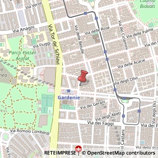 Mappa Via delle Resede, 13, 00171 Roma, Roma (Lazio)