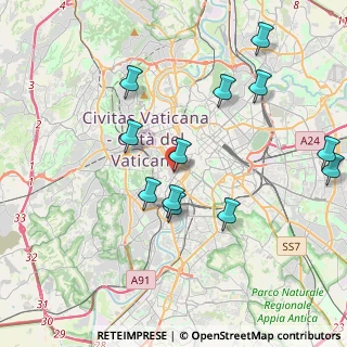Mappa Via Natale del Grande, 00153 Roma RM, Italia (4.35167)
