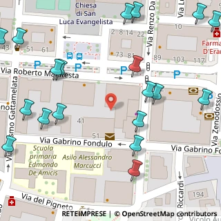 Mappa Via Roberto Malatesta, 00176 Roma RM, Italia (0.1035)
