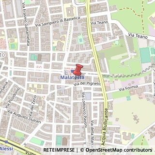 Mappa Piazza Roberto Malatesta, 15, 00176 Roma, Roma (Lazio)