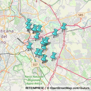 Mappa Via dei Gerani, 00171 Roma RM, Italia (2.98706)