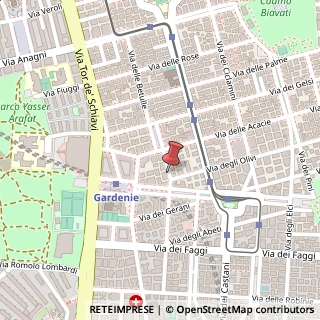 Mappa Via delle Celidonie, 40, 00171 Roma, Roma (Lazio)